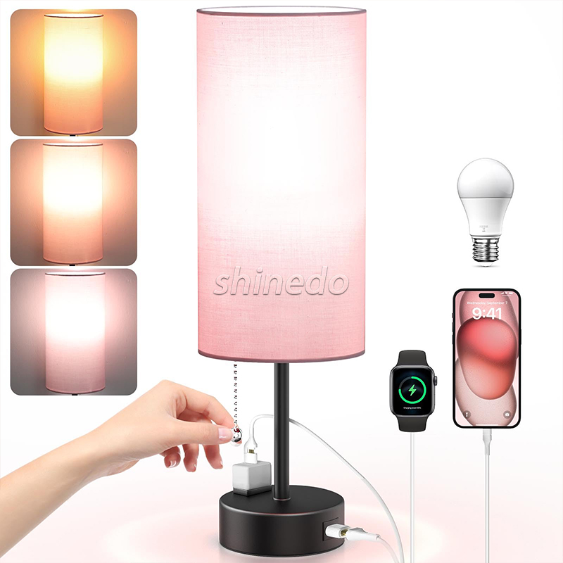 High Quality Table Lamp Modern Bedside Touch table Lamp USB Rechargeable table Lamp For Bedside Living Room SD-SR624