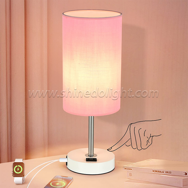 High Quality Table Lamp Modern Bedside Touch table Lamp USB Rechargeable table Lamp For Bedside Living Room SD-SR624