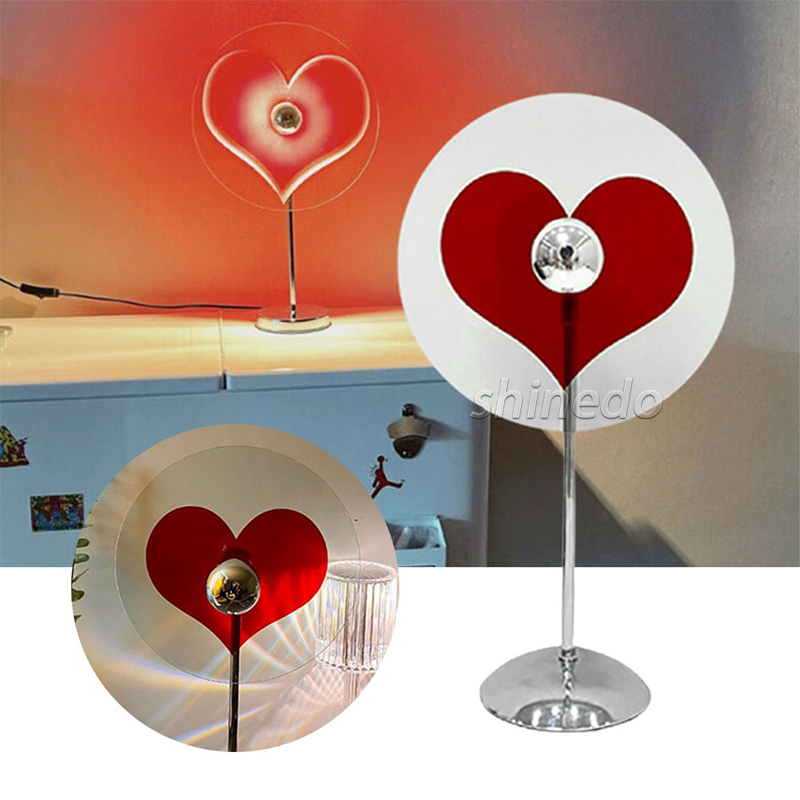 Romantic Love Table Lamp Heart-shaped Led Sunset Night Light Table Valentine's Day Red Love Heart Shape Night Light SD-SR639