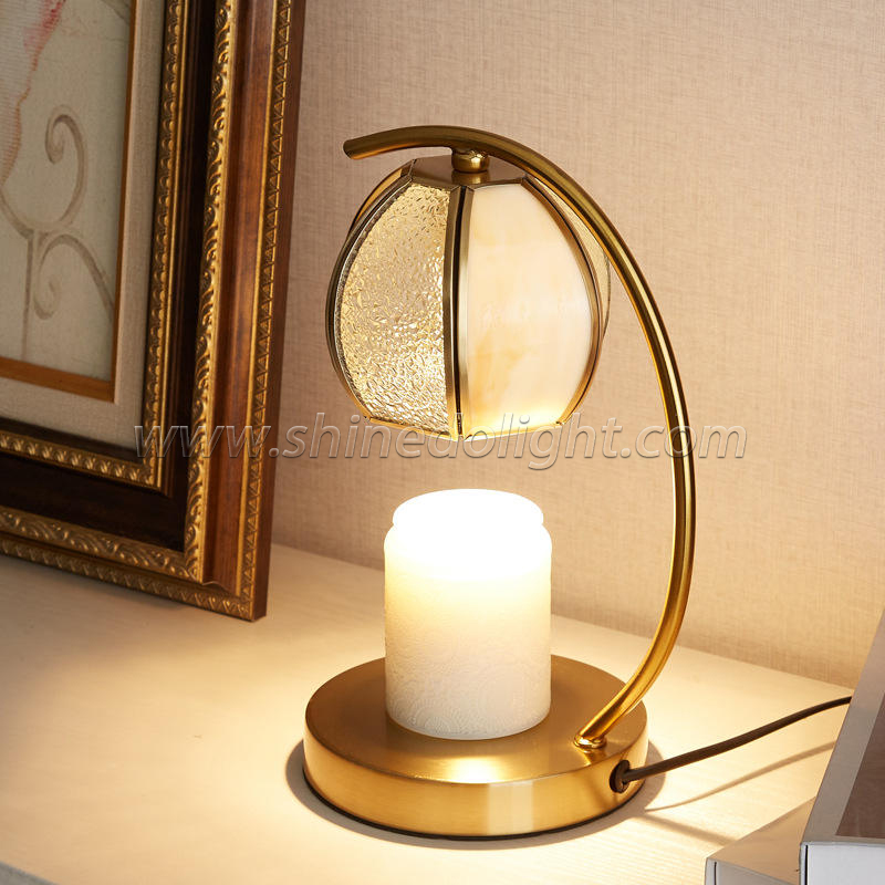 Melting Wax Lamp Modern Dimmable Electric Candle Warmer Lamp Timming Swtich Fragrance Light Desk Decor Lighting SD-SL1585