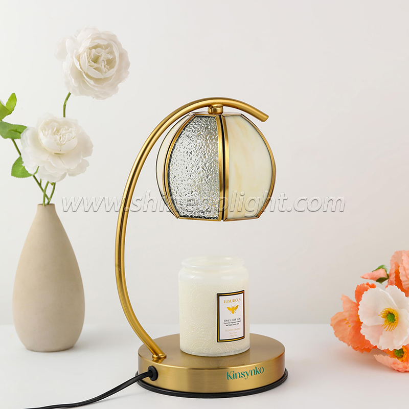 Melting Wax Lamp Modern Dimmable Electric Candle Warmer Lamp Timming Swtich Fragrance Light Desk Decor Lighting SD-SL1585