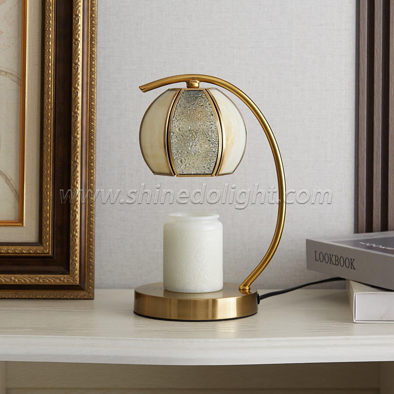 Melting Wax Lamp Modern Dimmable Electric Candle Warmer Lamp Timming Swtich Fragrance Light Desk Decor Lighting SD-SL1585