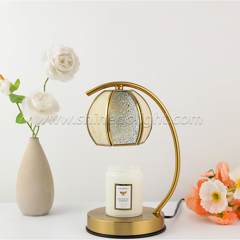 Melting Wax Lamp Modern Dimmable Electric Candle Warmer Lamp Timming Swtich Fragrance Light Desk Decor Lighting SD-SL1585