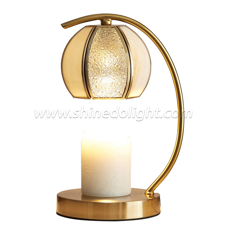 Melting Wax Lamp Modern Dimmable Electric Candle Warmer Lamp Timming Swtich Fragrance Light Desk Decor Lighting SD-SL1585