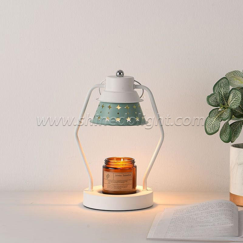 Metal Large Candle Lantern Warmers Lamp Candle Oil Burner Aromatherapy Decorative Table Lamp Gifts For Women SD-SL1639