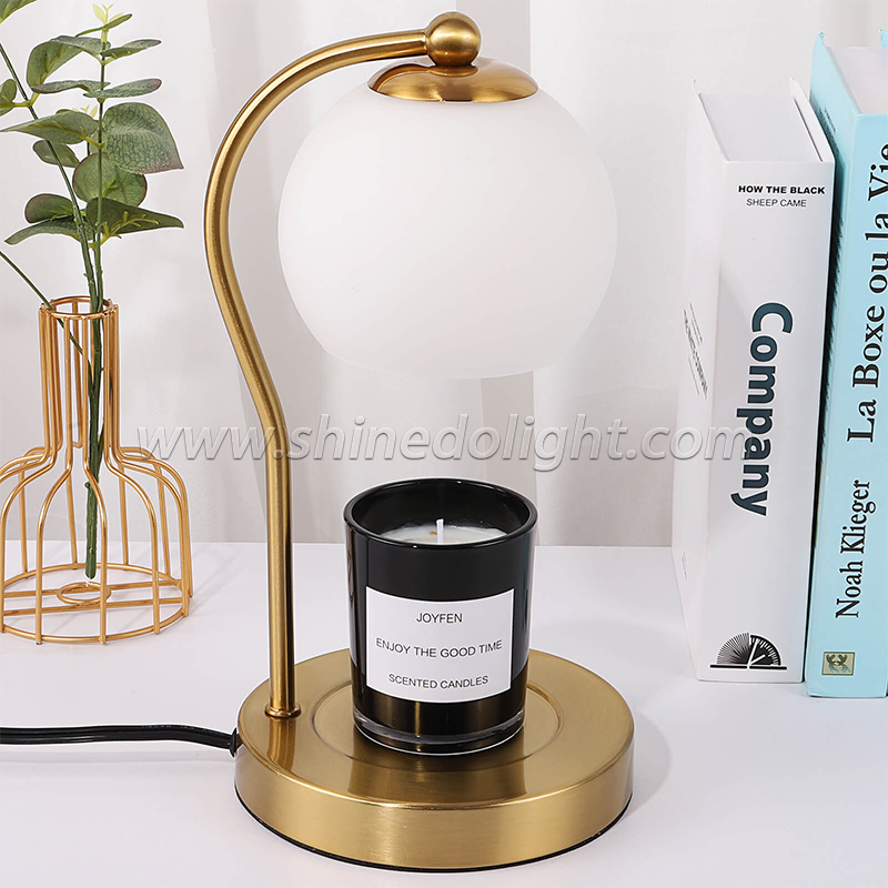 Fragrance Candle Warmer Lamp Dimmable Electric Candle Warmer Fragrance Lamp for Wax Melts Plug Play Scented Candle SD-SL1644