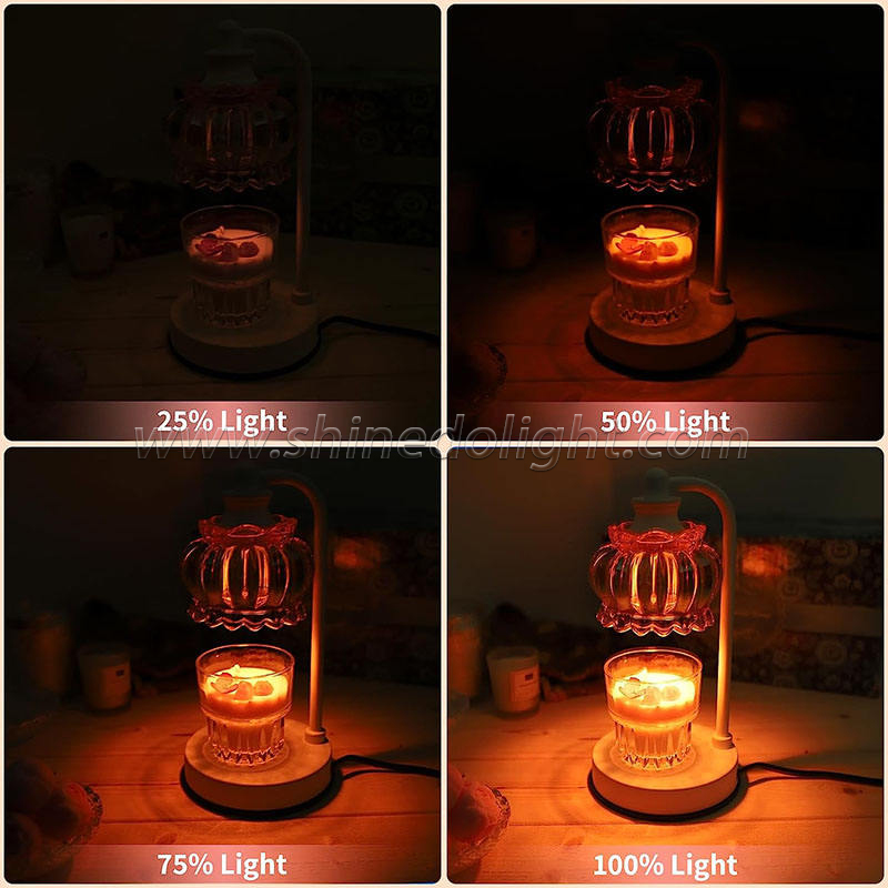 Electric Candle Warmer Lamps Night Lamp Dimmable Gift for Housewarming Home Decor for Scented Wax Oil SD-SL1653