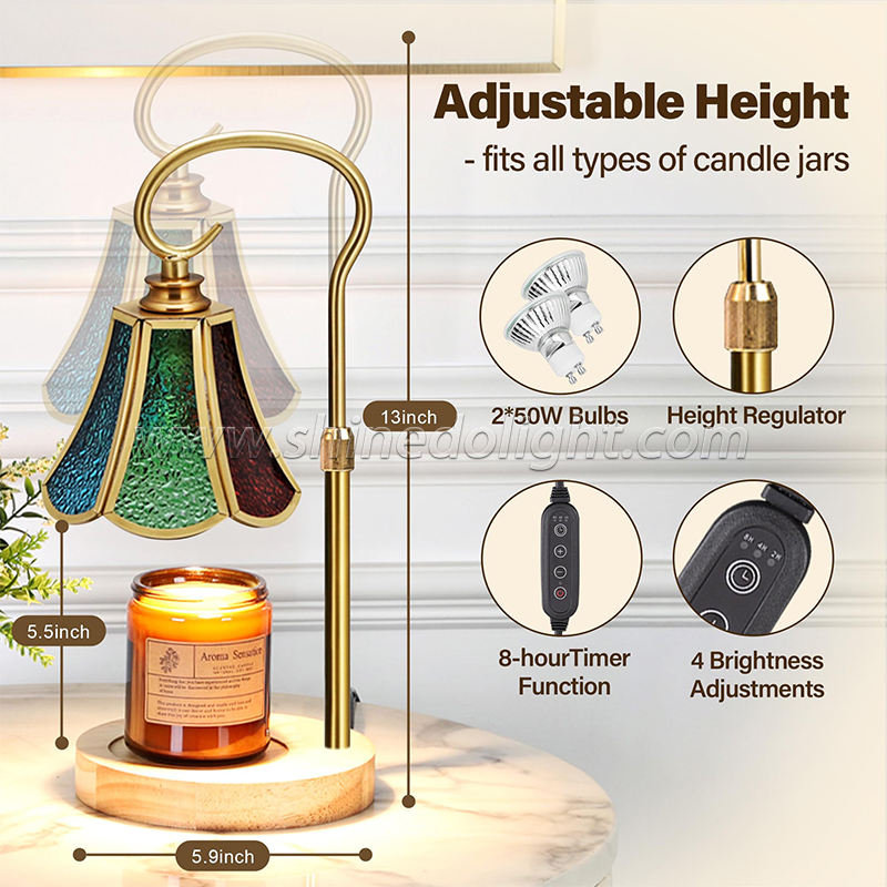 Candle Warmer Lamps Electric Dimmable Gift for Housewarming Home Decor for Scented Wax Oil SD-Sl1655