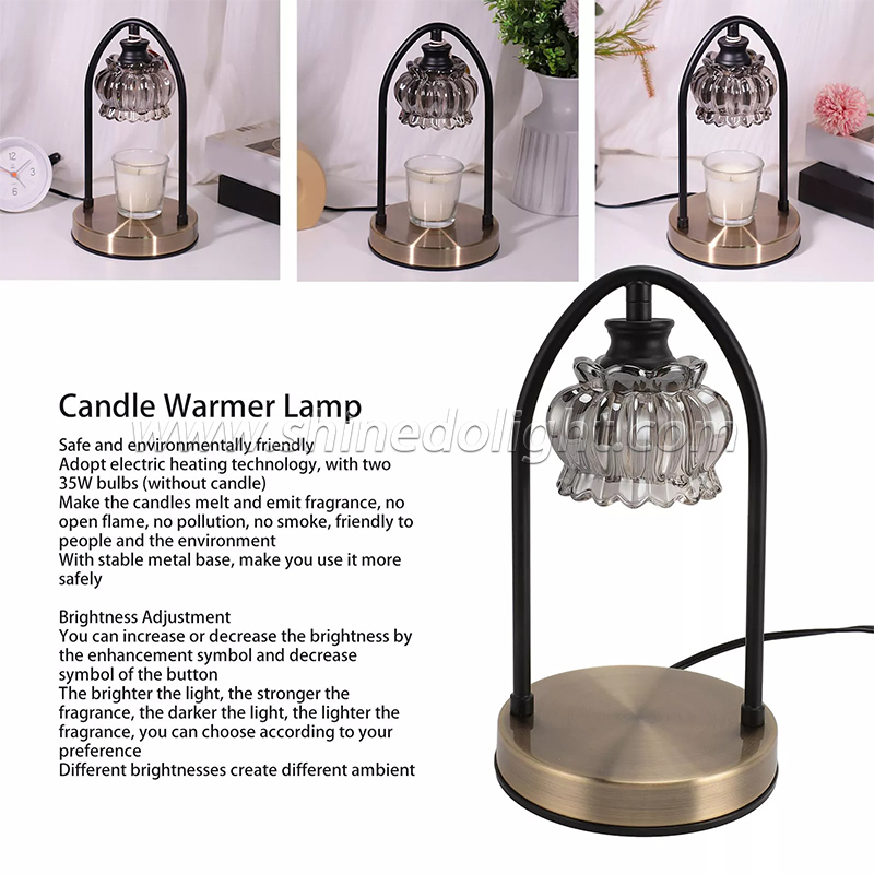 Candle Warmer Led Table Lamp Dimming Night Light for Home Decor Aromatherapy Melting Wax Lamp Desk Light SD-SL1660