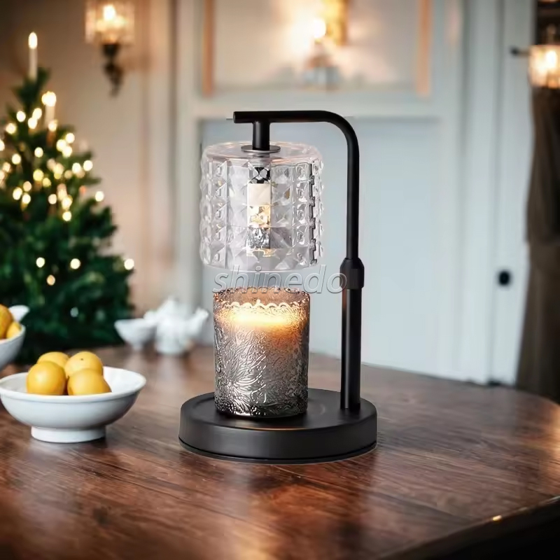 Aromatherapy Color Glass Indoor decor Scented Candle Warmer Lamp Candle Top Melting Lamp for the Bedroom SD-SL1662