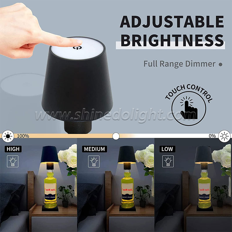 Rechargeable Table Lamp Creative Dining Touch Led Hotel Bar Coffee Lamp Decorative Lamp SD-SR497