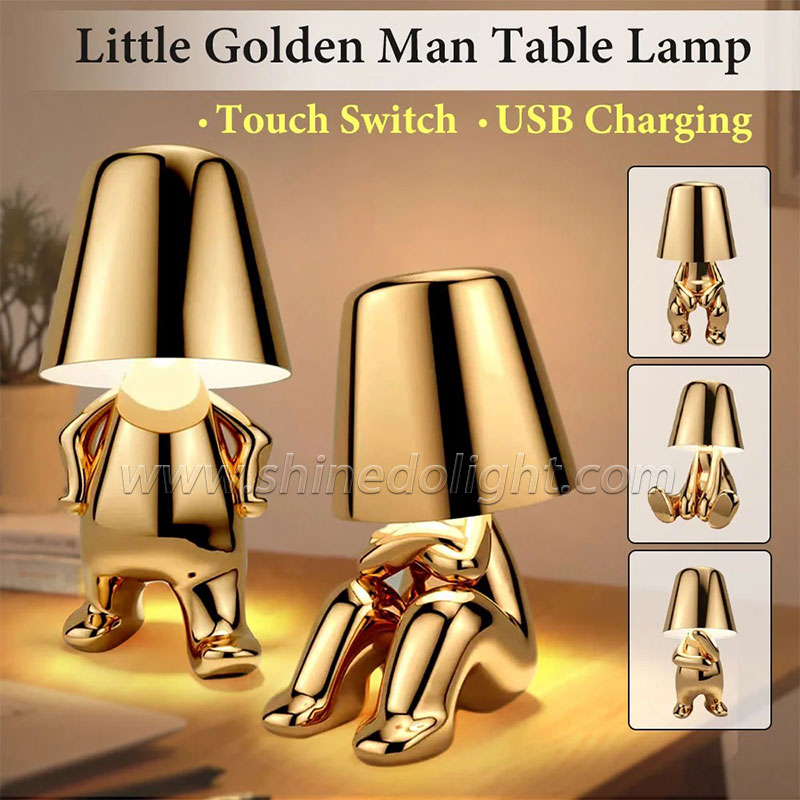 Crystal LED Lamp Projection Night Light USB Charging Touch Color Changing Room Decoration Atmosphere Table Lamp SD-SR541