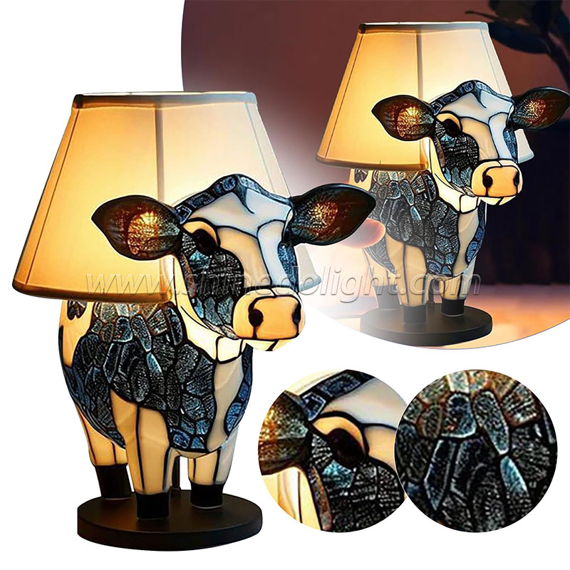 Animal Table Light charge Powered Cute Bedside Lamp Decor Resin Lamp Bedside Light For Home BedRoom Decor SD-SR555