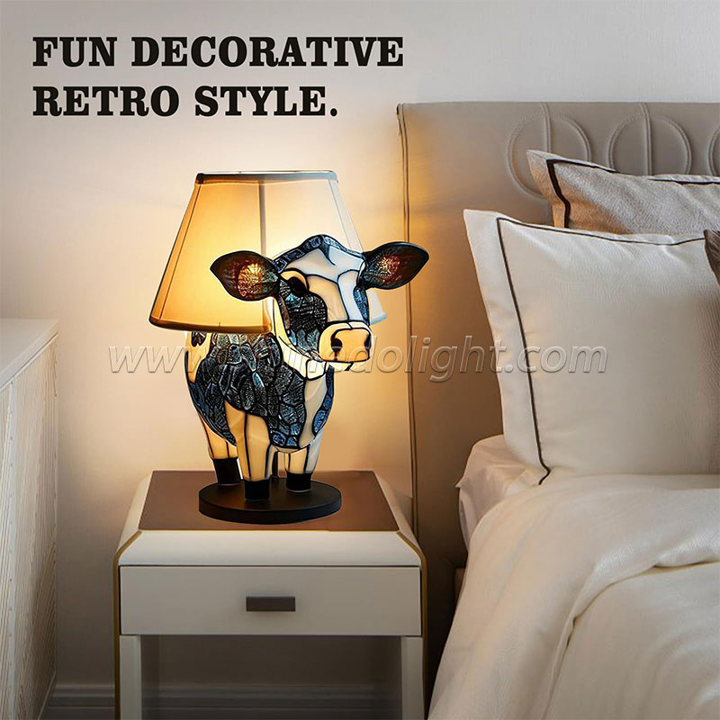 Animal Table Light charge Powered Cute Bedside Lamp Decor Resin Lamp Bedside Light For Home BedRoom Decor SD-SR555