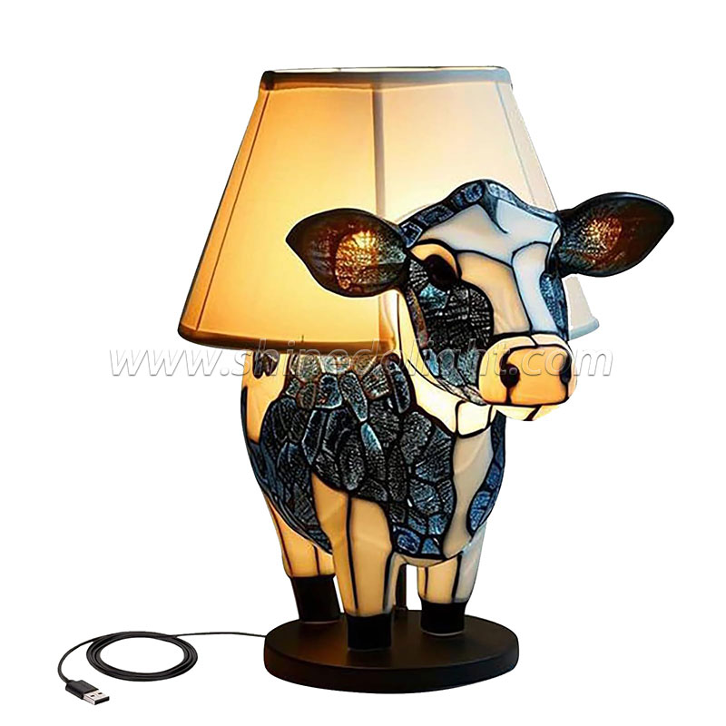 Animal Table Light charge Powered Cute Bedside Lamp Decor Resin Lamp Bedside Light For Home BedRoom Decor SD-SR555