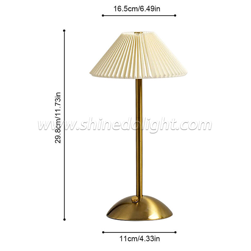 Decorative desk lamp Light luxury Nordic simple retro bedroom European homestay American metal bedside nightlight SD-SR570