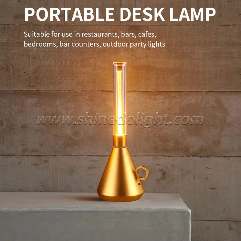 Rechargeable Table Lamp Desktop Night Light Touch Atmosphere Light USB Camping Light Outdoor Home SD-SR571