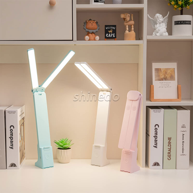 LED Table Lamp Student Eye Protection Charging Desk Lamp Touch Foldable Children's Reading Bedside Light Learning SD-SR577