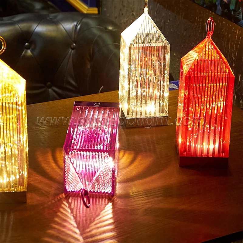 Cross-border creative bedside ambiance lamp Desktop decoration Crystal night light Lighthouse lamp SD-SR581