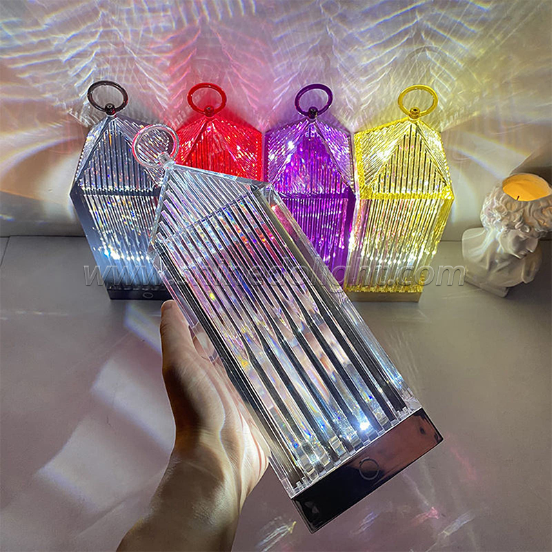 Cross-border creative bedside ambiance lamp Desktop decoration Crystal night light Lighthouse lamp SD-SR581