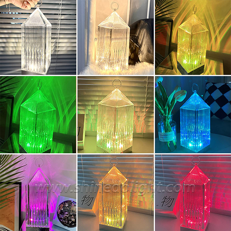 Cross-border creative bedside ambiance lamp Desktop decoration Crystal night light Lighthouse lamp SD-SR581