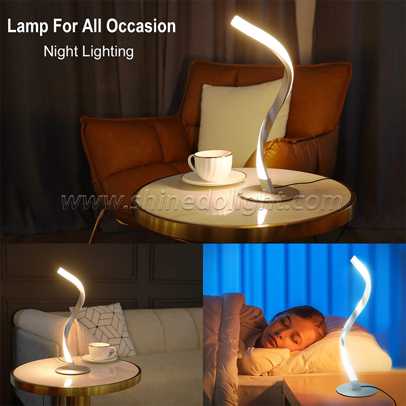 snake table lamp Bedroom bedside ambiance lamp Reading light Individuality creative night light Table lamp Modern simplicity SD-SR586