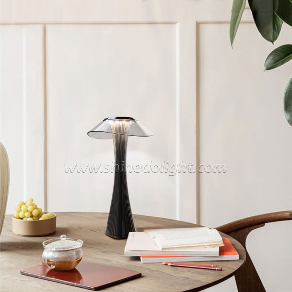 Creative touch rechargeable lamp Retro soft dimming eye protection table light Simple bedroom bedside lamp SD-SR595