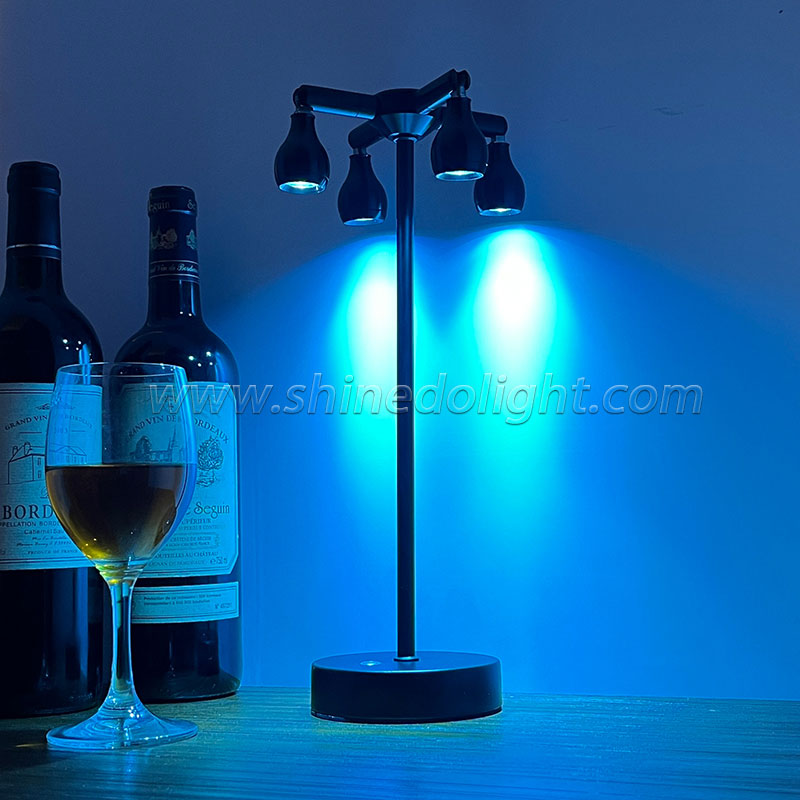 Ambiance light Ambiance restaurant table top nightlight led tabletop spotlight bar lamp Clear bar booth table light SD-SR607