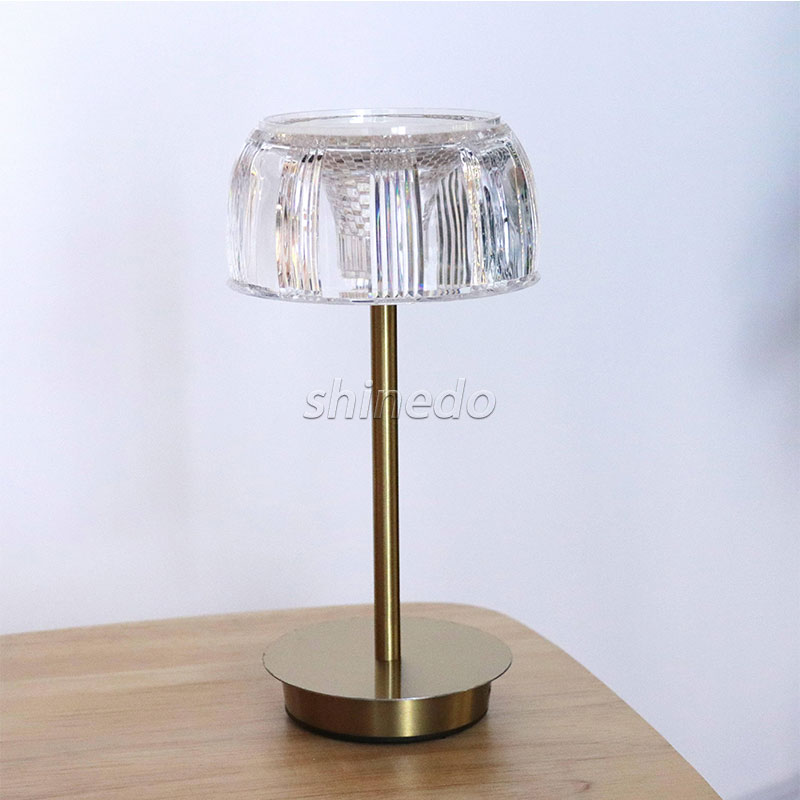 Modern simple acrylic metal table lamp Nordic creative atmosphere lamp bedside bedroom bar outdoor lighting SD-SR710