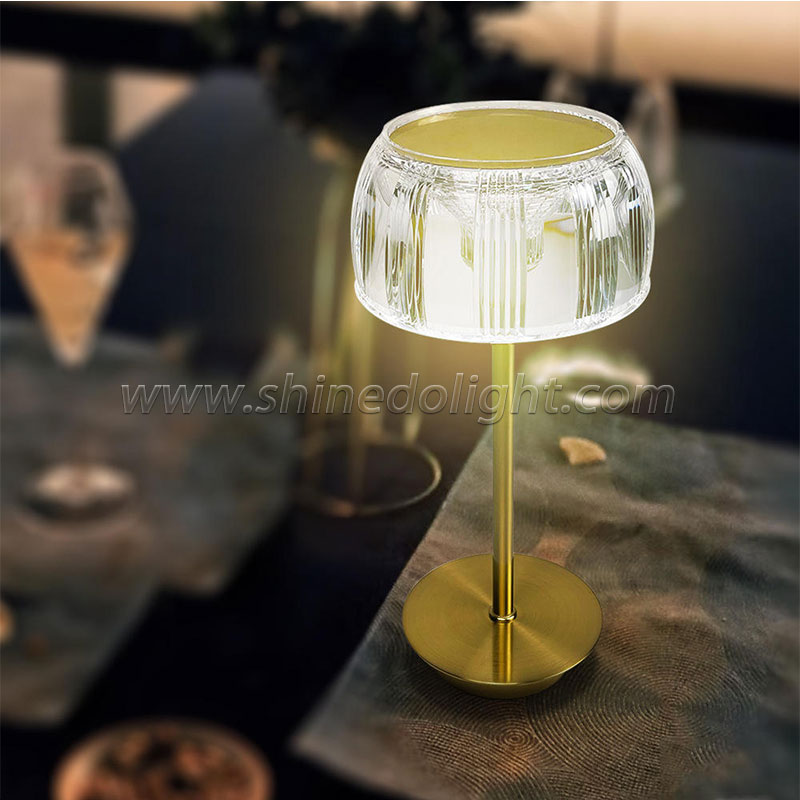 Modern simple acrylic metal table lamp Nordic creative atmosphere lamp bedside bedroom bar outdoor lighting SD-SR710