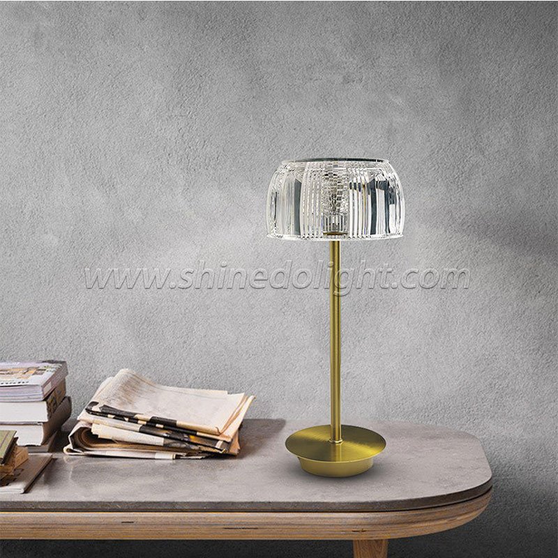 Modern simple acrylic metal table lamp Nordic creative atmosphere lamp bedside bedroom bar outdoor lighting SD-SR710