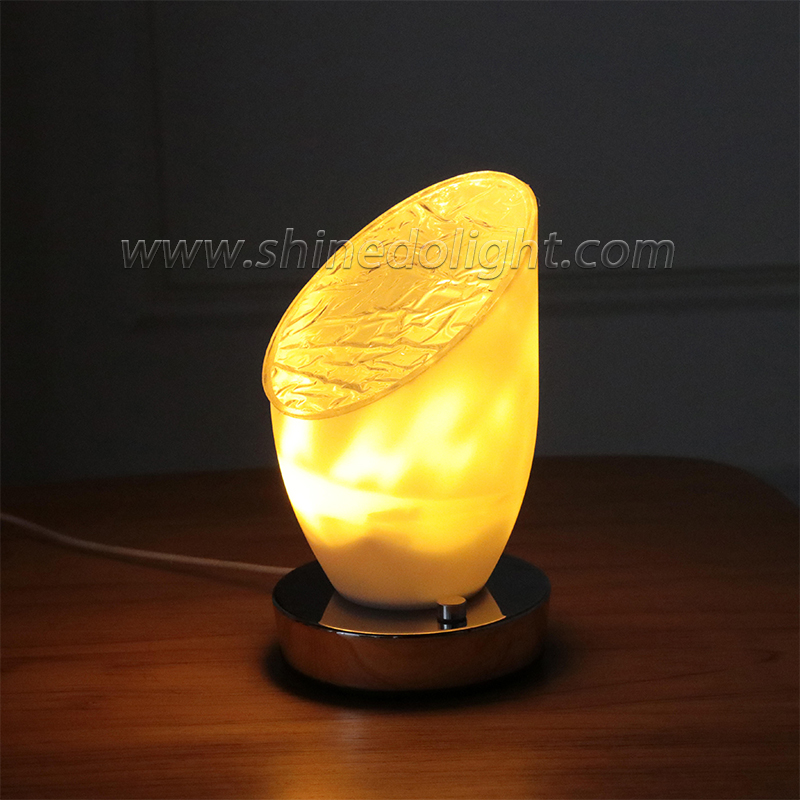 ins small red book net red rotating water ripple night light Creative Bedroom bedside flame ambiance lamp Dynamic table lamp SD-SR711