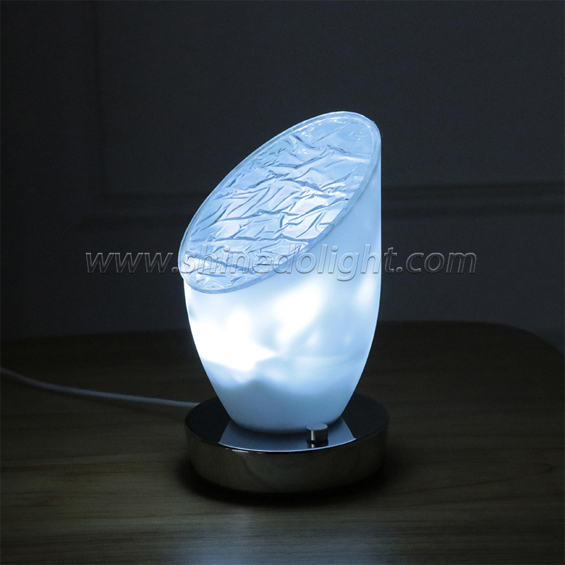 ins small red book net red rotating water ripple night light Creative Bedroom bedside flame ambiance lamp Dynamic table lamp SD-SR711