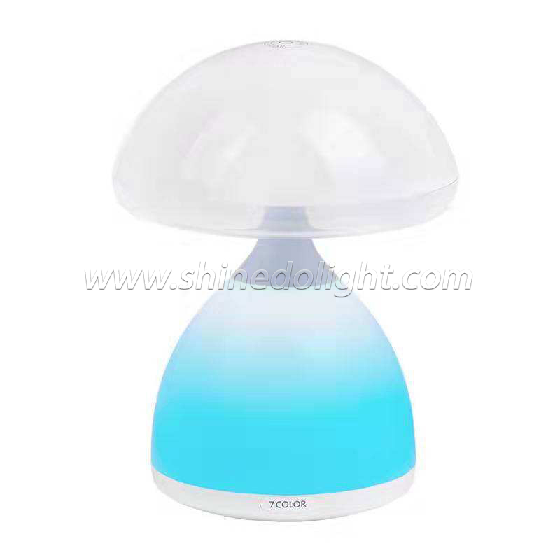 New colorful mushroom LED charging dimming atmosphere light creative magical breathing night light SD-SR678