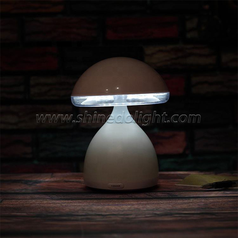 New colorful mushroom LED charging dimming atmosphere light creative magical breathing night light SD-SR678