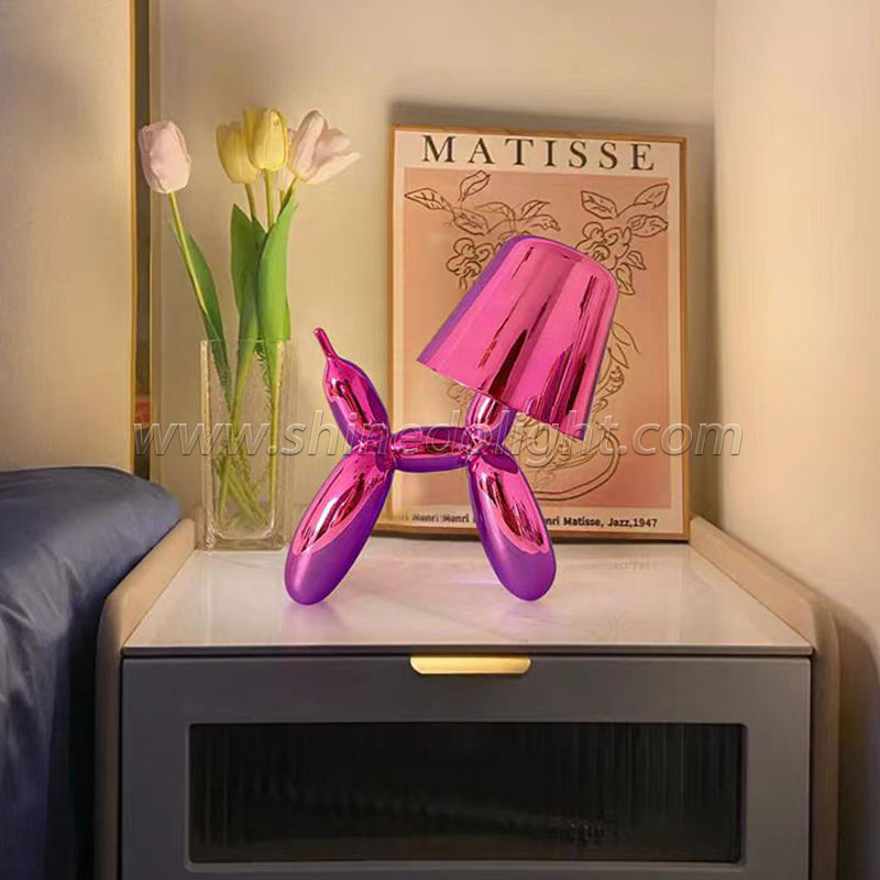 Portable lamp Bedside balloon dog decorative ambiance lamp Camping nightlight bar lamp SD-SR679