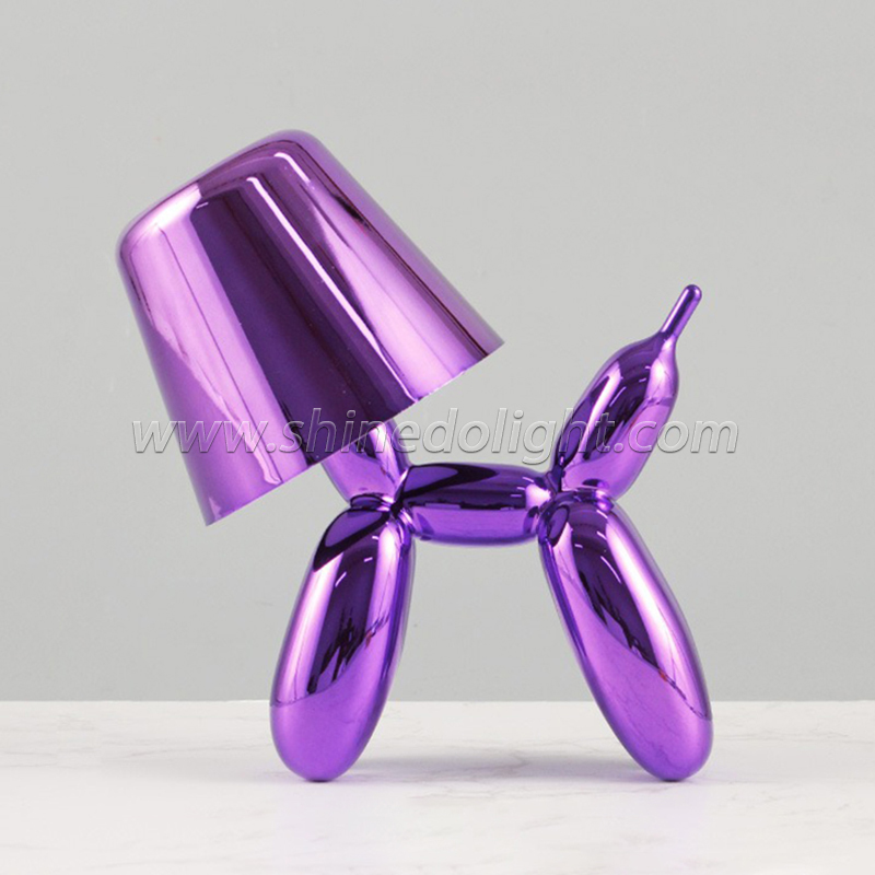 Portable lamp Bedside balloon dog decorative ambiance lamp Camping nightlight bar lamp SD-SR679