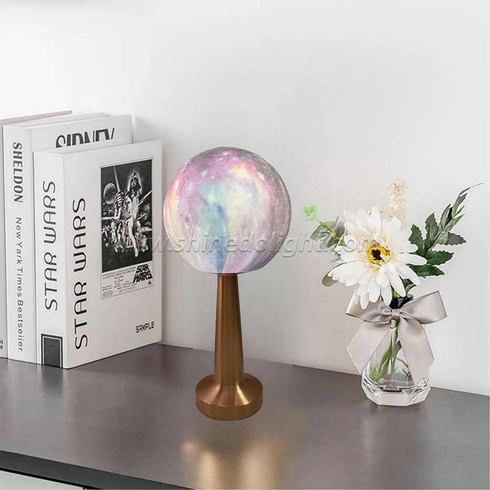 LED Moon light bar restaurant atmosphere sense night light metal base bedroom bedside decoration SD-SR683