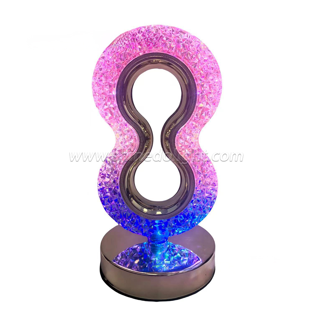 Modern metal table lamp Home decor Crystal gift bar atmosphere feel nightlight SD-SR685