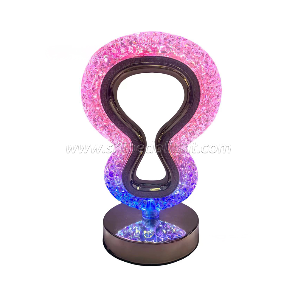 Modern metal table lamp Home decor Crystal gift bar atmosphere feel nightlight SD-SR685