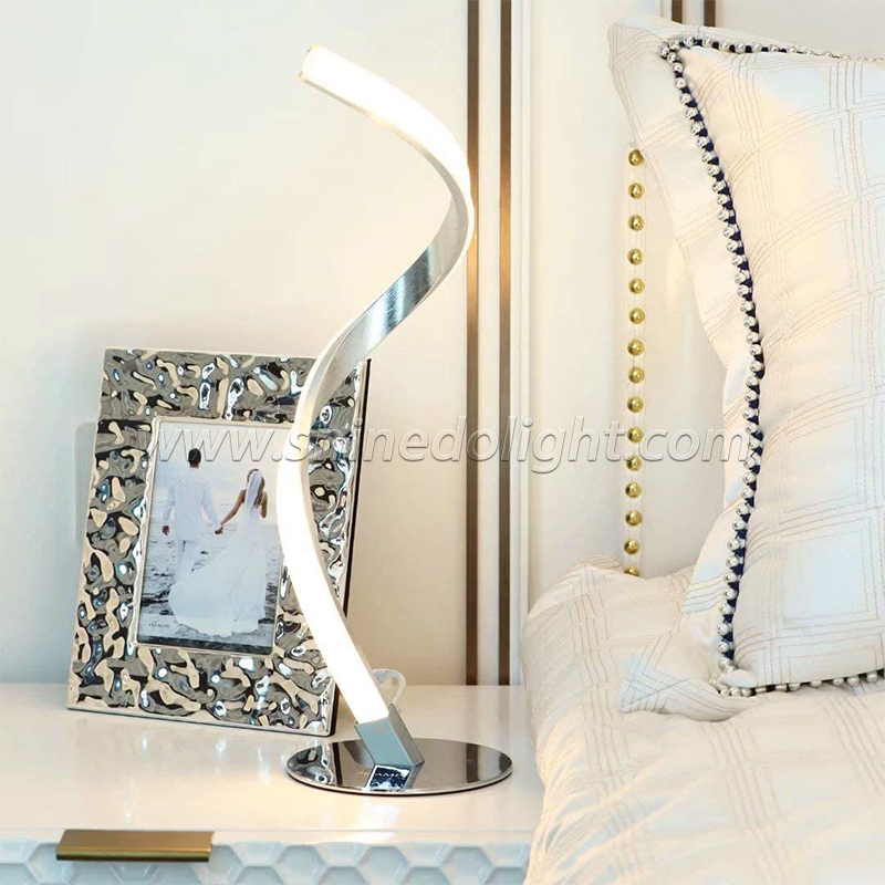 Spiral lamp Bedroom bedside nightlight Reading creative S-shaped lamp SD-SR725