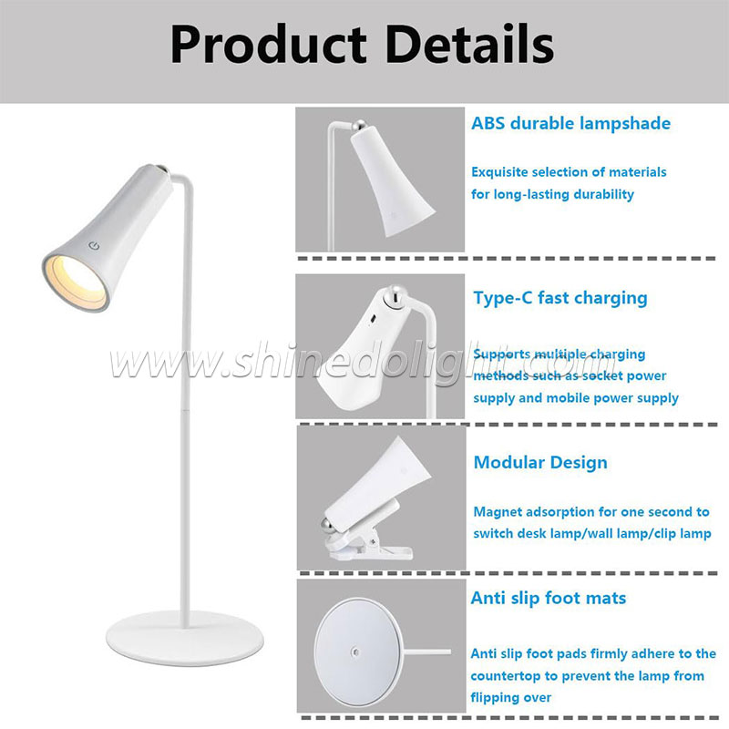 Multi-functional magnetic lamp clamp light wall wall lamp Office lamp for dormitory students reading eye protection gift light SD-SR763