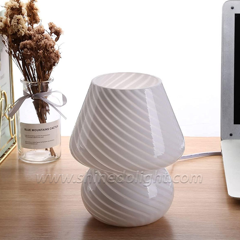 Creative glass desk lamp famous bedroom nightlight Bedroom sleep bedside lamp SD-SR794