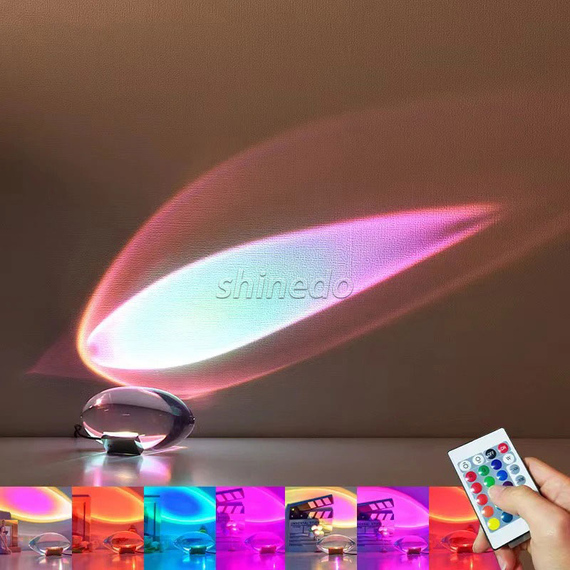 Angel Eyes Superior sense Bedroom nightlight Creative rainbow projection lamp for interior decoration SD-SR795