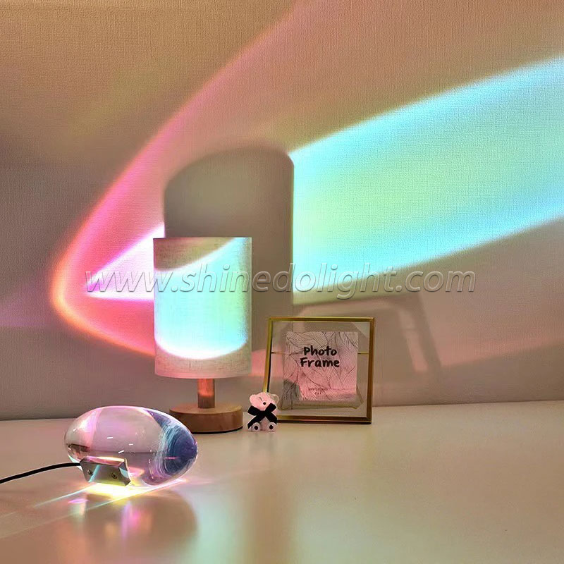 Angel Eyes Superior sense Bedroom nightlight Creative rainbow projection lamp for interior decoration SD-SR795