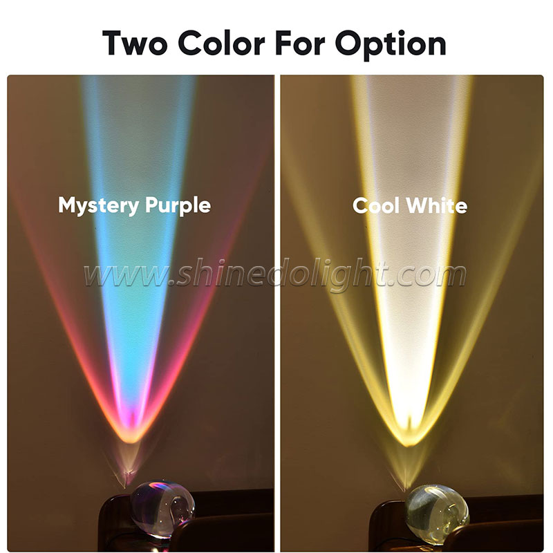 Angel Eyes Superior sense Bedroom nightlight Creative rainbow projection lamp for interior decoration SD-SR795