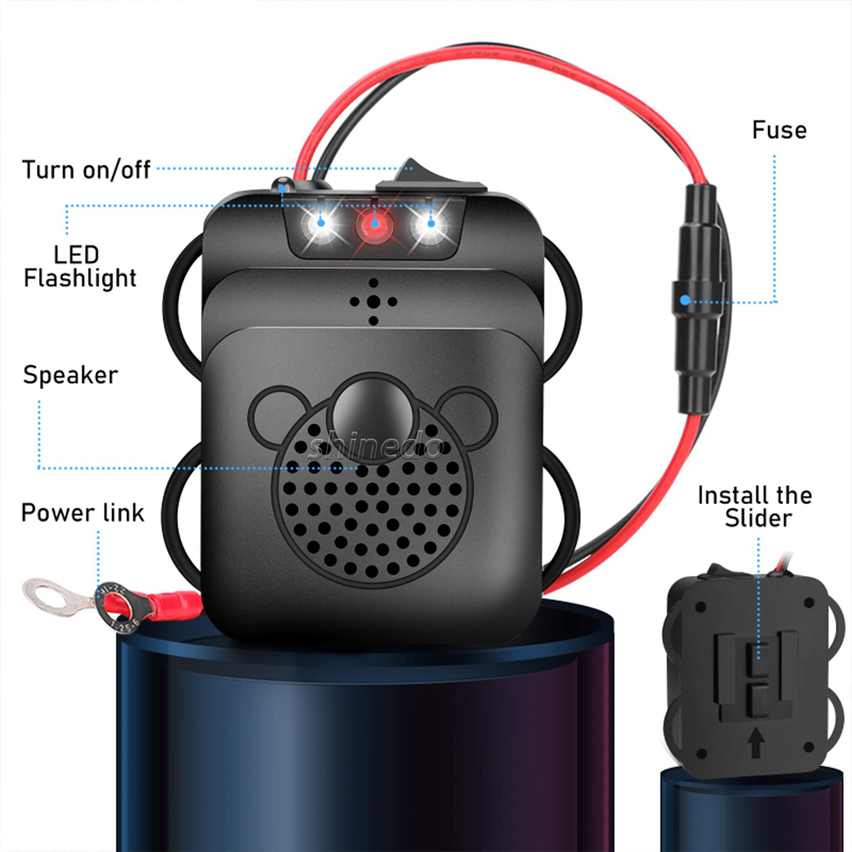 Ultrasonic car mouse repellent protects car circuits at night