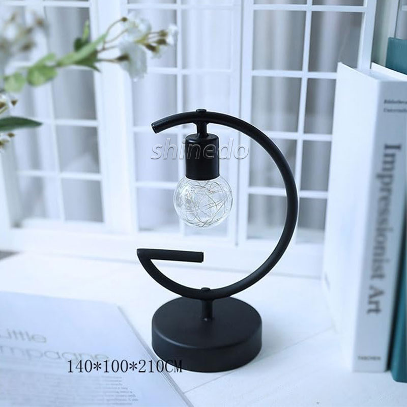 LED iron simple small table lamp romantic decoration festive atmosphere light two decorative lighting