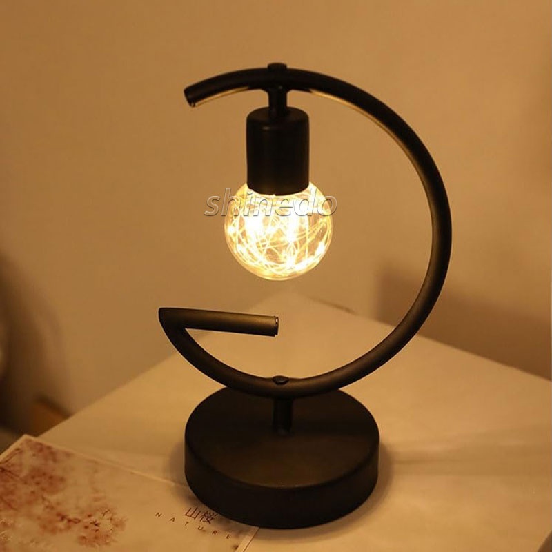 LED iron simple small table lamp romantic decoration festive atmosphere light two decorative lighting