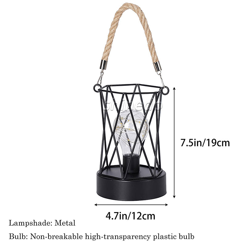 LED copper wire table lamp Simple metal craft festival table lamp night light